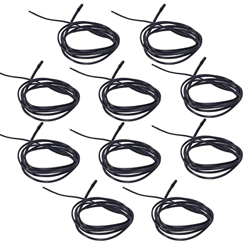 -Thermistorsensor, Hohe Genauigkeitstemperatur, Kleine Größe, Epoxidharz, PVC, 1M Kabel für Haushaltsgeräte (10k B3435) von Eacam