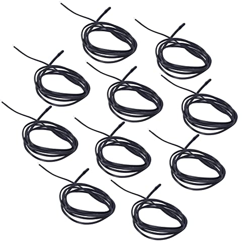 -Thermistorsensor, Hohe Genauigkeitstemperatur, Kleine Größe, Epoxidharz, PVC, 1M Kabel für Haushaltsgeräte (10k B3950) von Eacam