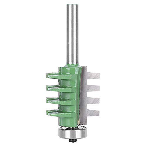 Zementiertes Carbid -Router -Bit, Gehärteter Körper, Kontrolltiefe, 8x34,9 Mm Schaft für Holzbearbeitungsgravurmaschine (8 grüne Griffe) von Eacam