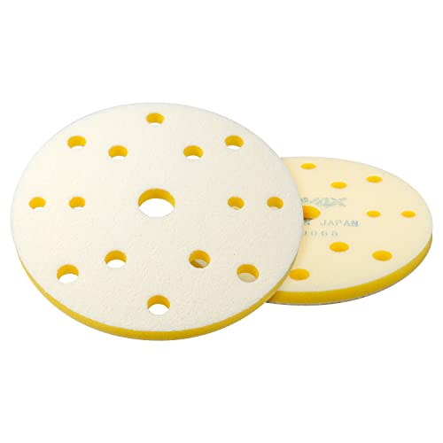 Super Buflex 971-0065 Schnittstellen-Pad für 15,2 cm Schleifscheiben, Hook & Loop, 15 Löcher, 2 Pads von Eagle Abrasives