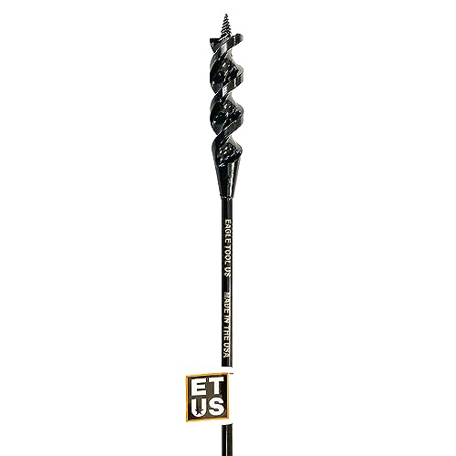 Eagle Werkzeug uns ea37518 Schlangenbohrer Stil Flex Installer Bit für Holz, 3/40,6 cm Schaft Durchmesser, 3/20,3 cm Kopf Durchmesser x 45,7 cm Länge, 3/8 in., 1 von Eagle Tool US