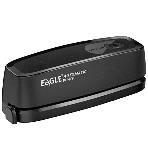 Eagle Elektrischer 3-Loch Lochstanzer, tragbar, 20 Blatt Stanzkapazität, AC oder Batteriebetrieb, Schwarz Eagle Elektrischer 3-Loch Lochstanzer, tragbar, 20 Blatt Stanzkapazität, AC oder Batteriebetrieb, Schwarz von Eagle