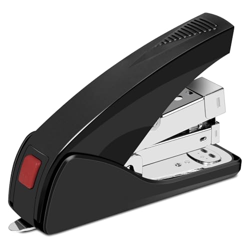 Kraftsparendes Heftgerät mit Heftklammerentferner, 50 Blatt Kapazität, Design für Büro und Zuhause, ermöglicht 24/6 26/6 23/8 Heftklammern, Schwarz Kraftsparendes Heftgerät mit Heftklammerentferner, 50 Blatt Kapazität, Design für Büro und Zuhause, ermöglicht 24/6 26/6 23/8 Heftklammern, Schwarz von Eagle