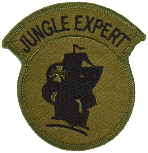 EagleEmblems Patch, Armee, Dschungel-Experte (gedämpft), 7,6 cm, grün von EagleEmblems