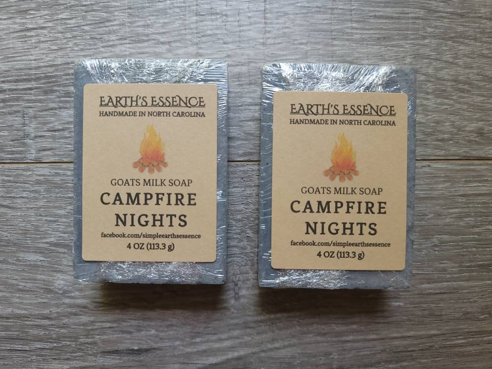 Campfire Nights 120 Ml Ziegenmilchseife, Handgemachte Naturseife, Herrenseife, Damenseife Campfire Nights 120 Ml Ziegenmilchseife, Handgemachte Naturseife, Herrenseife, Damenseife von EarthsEssenceNC