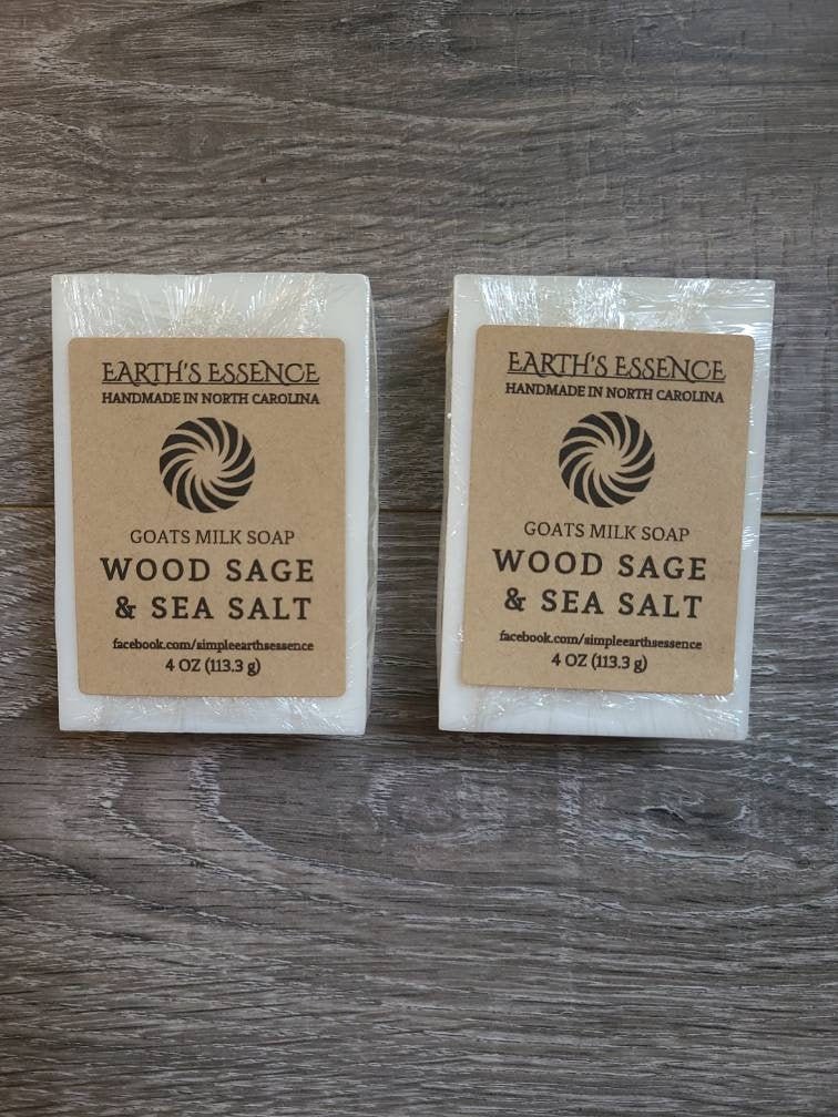 Holz Sage & Sea Typ 112 Ziegenmilchseife, Handgemachte Seife, Seife Für Frauen, Leicht Duftende Holz Sage & Sea Typ 112 Ziegenmilchseife, Handgemachte Seife, Seife Für Frauen, Leicht Duftende von EarthsEssenceNC