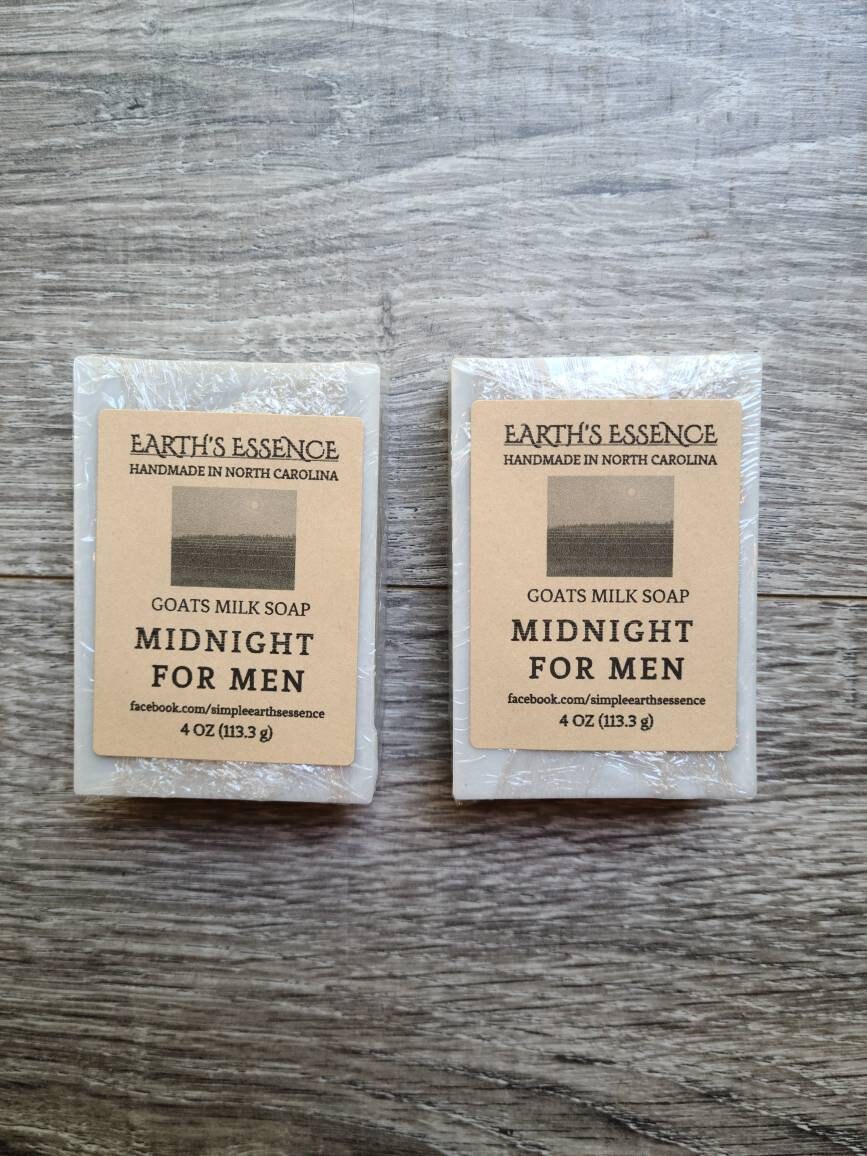 Mitternachtstyp 1, 5 Unzen Ziegenmilchseife, Handgemachte Naturseife, Herrenseife, Dupe Für Männer Mitternachtstyp 1, 5 Unzen Ziegenmilchseife, Handgemachte Naturseife, Herrenseife, Dupe Für Männer von EarthsEssenceNC