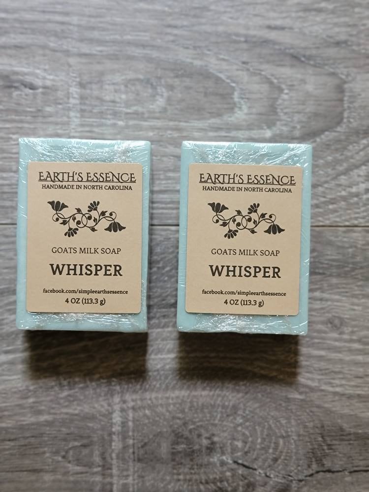 Whisper 120 Ml Ziegenmilchseife, Handgemachte Seife Für Frauen, Frauenseife, Frauenseife Geschenk Whisper 120 Ml Ziegenmilchseife, Handgemachte Seife Für Frauen, Frauenseife, Frauenseife Geschenk von EarthsEssenceNC