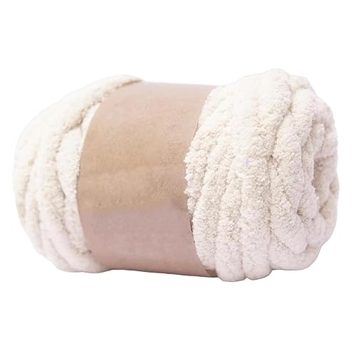 Easnea Grobes Garn, 250 g, Polyester, perfekt für Armstricken, Decken, Überwürfe, Kissen, Beige Easnea Grobes Garn, 250 g, Polyester, perfekt für Armstricken, Decken, Überwürfe, Kissen, Beige von Easnea