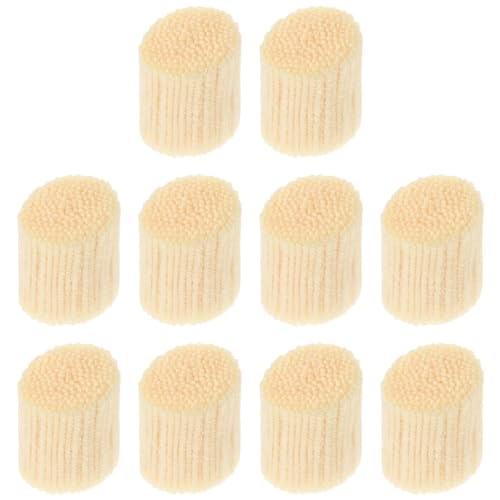Knüpfgarn, vorgeschnittenes Teppichgarn, Tapisseriegarn, Knotenteppich, Faden, Knüpfteppich, Wolle, Acrylgarn, Teppich, Teppich für Heimwerker, Kissenbezüge, Decken (Beige 23), 10 Rollen von Easnea