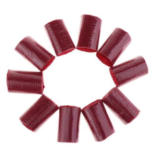 Knüpfgarn, vorgeschnittenes Teppichgarn, Tapisseriegarn, Knotenteppich, Faden, Knüpfteppich, Wolle, Acrylgarn, Teppich, Teppich für Heimwerker, Kissenbezüge, Decken (Rot 5) von Easnea