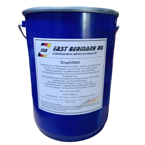 Graphitfett Mehrzweckfett Graphit (5kg Eimer) von East Germany OIL