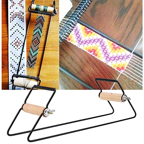 Web-Perlenmaschine - Holz & Edelstahl DIY handgemachte Strickmaschine Web-Perlen-Set für Schmuck Armbänder von East buy