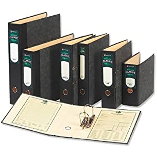 Rexel 26635EAST Eastlight Classic Ordner (DIN A3, Hochformat) schwarz/grün von Eastlight