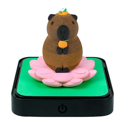 3D Memo Pad, Papier schnitzerei Kunst 3D Nicht-Stick-Notizblock Original Papier karte Handwerk Capybara 3D Notizblock Zerreißen DIY-Notizen, Schreibtisch Dekoration Geschenk 3D Memo Pad, Papier schnitzerei Kunst 3D Nicht-Stick-Notizblock Original Papier karte Handwerk Capybara 3D Notizblock Zerreißen DIY-Notizen, Schreibtisch Dekoration Geschenk von Eastocos