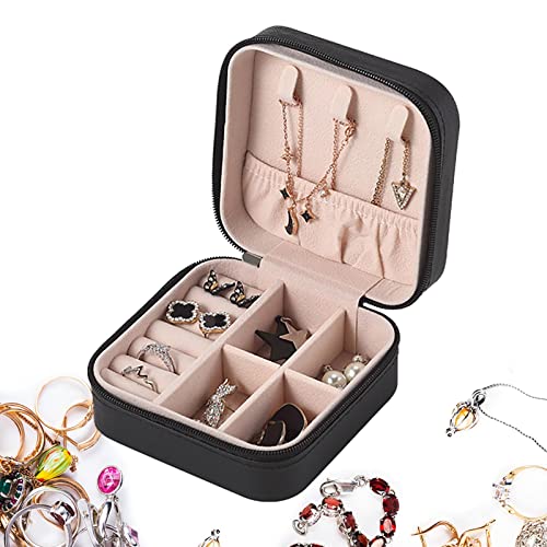 Eastuy Reise-Schmuckkästchen | Personalisierte Schmuckschatulle für Frauen - Tragbares Reise-Schmuckkästchen für Ringe, Anhänger, Ohrringe, Halsketten, Armbänder, Aufbewahrungsboxen Eastuy Reise-Schmuckkästchen | Personalisierte Schmuckschatulle für Frauen - Tragbares Reise-Schmuckkästchen für Ringe, Anhänger, Ohrringe, Halsketten, Armbänder, Aufbewahrungsboxen von Eastuy