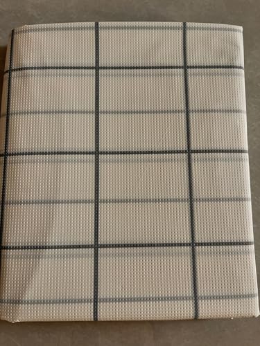 Easu Schwarz-weiß karierte Tischdecken, 2 Stück, Gingham-Kunststoff-Tischdecke, Einweg-Tischdecke, 137 x 274 cm, wasserdicht, Esstischdecke für Picknicks, Partys, Geburtstage, Hochzeiten Easu Schwarz-weiß karierte Tischdecken, 2 Stück, Gingham-Kunststoff-Tischdecke, Einweg-Tischdecke, 137 x 274 cm, wasserdicht, Esstischdecke für Picknicks, Partys, Geburtstage, Hochzeiten von Easu