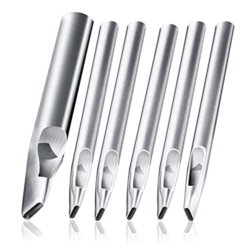 6 Stück ovale Lederstanzer, ovales Lederstanzer-Set, Lederlocher, flacher Bastelstanzer, Hohllochstanzer für Leder, Schneiden, Gürteltaschen, Dichtungen, DIY-Herstellung 6 Stück ovale Lederstanzer, ovales Lederstanzer-Set, Lederlocher, flacher Bastelstanzer, Hohllochstanzer für Leder, Schneiden, Gürteltaschen, Dichtungen, DIY-Herstellung von Easusy