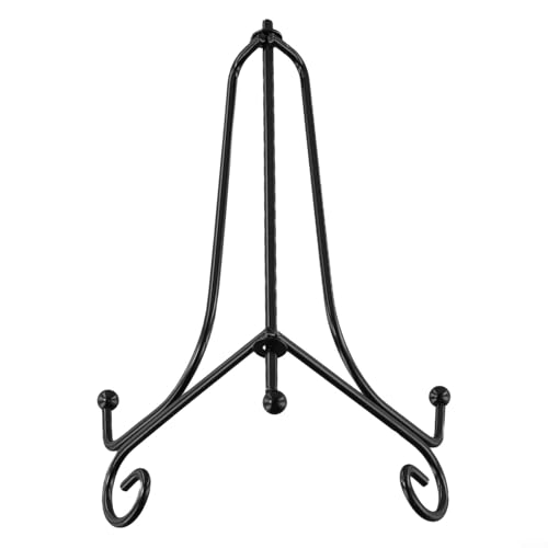 Aufbewahrungsständer aus Eisen mit Staffelei-Design, perfekt für Bastelarbeiten zu Hause (15,2 cm) von EasyByMall