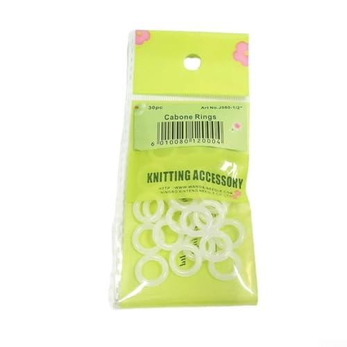 Häkelringhaken-Set aus Kunststoff, Zubehör für Handtaschen und Heimwerkerhandwerk in mehreren Mengen (12,7 mm) von EasyByMall