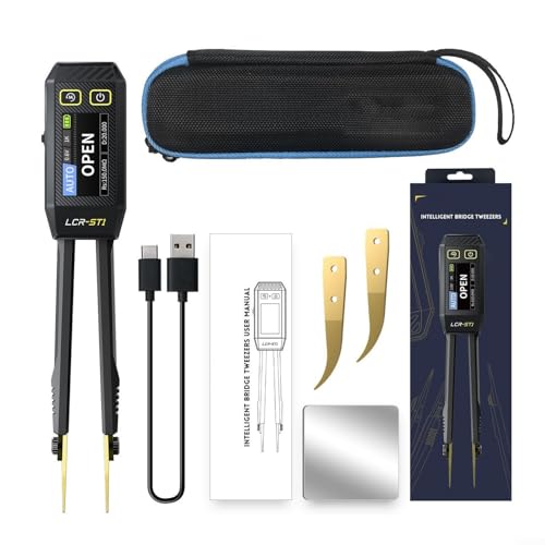 LCR-ST1 Digitale Pinzette, LCR Meter, 1,14 Zoll Bildschirm, 28 × 19 × 150 mm, hochpräzise LCR Messgerät, Pinzette Smart für Pinzetten LCR-ST1 Digitale Pinzette, LCR Meter, 1,14 Zoll Bildschirm, 28 × 19 × 150 mm, hochpräzise LCR Messgerät, Pinzette Smart für Pinzetten von EasyByMall