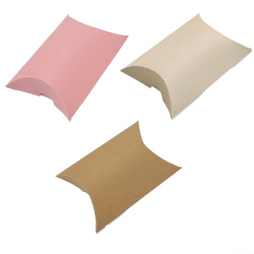 Nachhaltige Pappschachtel zum Verpacken von Süßigkeiten und s, schnelle und mühelose Montage (Papier 50 Stück) von EasyByMall