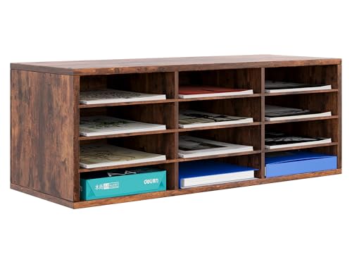 EasyPAG 12 Fächer Holz A4 Büro Schreibtisch Organizer Dokumentenhalter Aktenablage Zeitschriftenhalter Briefablage Papier Magazin Organisator,Braun EasyPAG 12 Fächer Holz A4 Büro Schreibtisch Organizer Dokumentenhalter Aktenablage Zeitschriftenhalter Briefablage Papier Magazin Organisator,Braun von EasyPAG