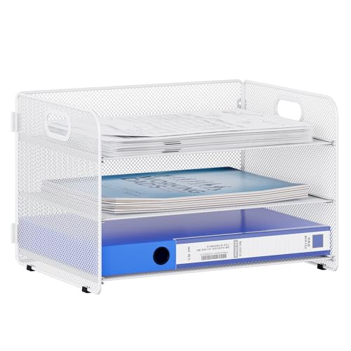 EasyPAG 3 Fächer A4 Metall Büro Schreibtisch Organizer Dokumentenhalter Aktenablage Zeitschriftenhalter Briefablage Papier Magazin Organisator,Weiß EasyPAG 3 Fächer A4 Metall Büro Schreibtisch Organizer Dokumentenhalter Aktenablage Zeitschriftenhalter Briefablage Papier Magazin Organisator,Weiß von EasyPAG