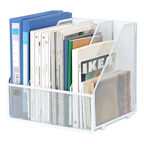 EasyPAG 4 Fächer A4 Metall Büro Schreibtisch Organizer Dokumentenhalter Aktenablage Zeitschriftenhalter Briefablage Papier Magazin Organisator,Weiß EasyPAG 4 Fächer A4 Metall Büro Schreibtisch Organizer Dokumentenhalter Aktenablage Zeitschriftenhalter Briefablage Papier Magazin Organisator,Weiß von EasyPAG