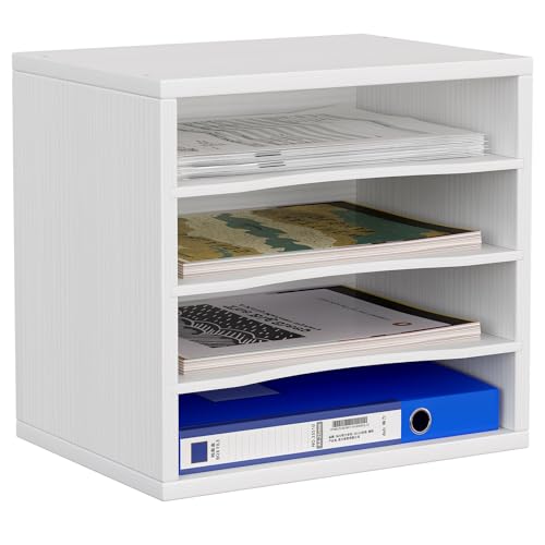 EasyPAG 4 Fächer Holz A4 Büro Schreibtisch Organizer Dokumentenhalter Aktenablage Zeitschriftenhalter Briefablage Papier Magazin Organisator,Weiß EasyPAG 4 Fächer Holz A4 Büro Schreibtisch Organizer Dokumentenhalter Aktenablage Zeitschriftenhalter Briefablage Papier Magazin Organisator,Weiß von EasyPAG