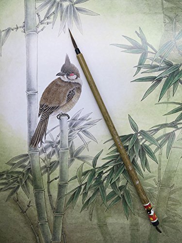 easyou HU Pinsel Scriptliner Pinsel für traditionelle chinesische elaborate-style Gemälde (gongbi) und erläutert-die Linien weiß Hase Haar LMS Hare hair S von Easyou
