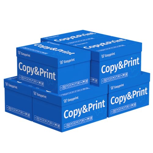 NEU! Easyprint Druckerpapier Kopierpapier 500-150000 Blatt A4 Premium Hochweiß CIE 160 Testsieger PEFC Umweltzertifikat (35.000 Blatt) von Easyprint