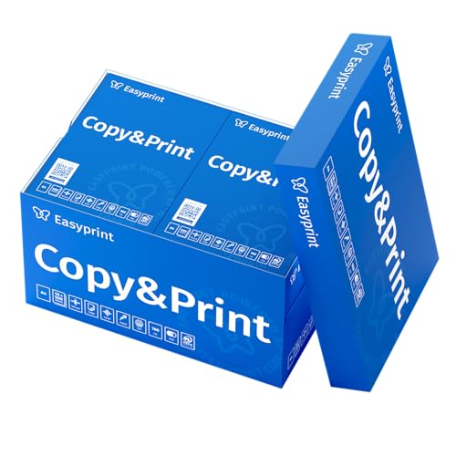 NEU! Easyprint Druckerpapier Kopierpapier 500-150000 Blatt A4 Premium Hochweiß CIE 160 Testsieger PEFC Umweltzertifikat (5.000 Blatt) von Easyprint