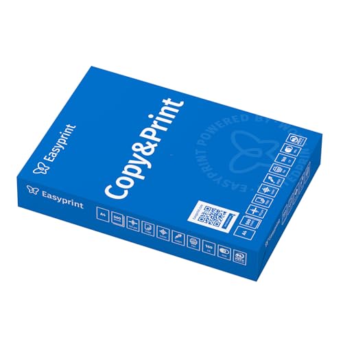 NEU! Easyprint Druckerpapier Kopierpapier 500-150000 Blatt A4 Premium Hochweiß CIE 160 Testsieger PEFC Umweltzertifikat (500 Blatt) von Easyprint