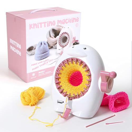 Eatbuy Strickmaschine, 22 Nadeln Strickwebmaschine mit Reihenzähler, DIY Strickbrett Drehbare Doppelstrickwebmaschine Kit für Mütze, Schals, Handschuhe, Socken Eatbuy Strickmaschine, 22 Nadeln Strickwebmaschine mit Reihenzähler, DIY Strickbrett Drehbare Doppelstrickwebmaschine Kit für Mütze, Schals, Handschuhe, Socken von Eatbuy
