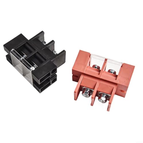 2 Stück 100 A Energiespeicheranschluss, reines Kupfer, Hochstrom, elektrische Klemme, Batterieklemmen, Steckverbinder, Rot / Schwarz 2 Stück 100 A Energiespeicheranschluss, reines Kupfer, Hochstrom, elektrische Klemme, Batterieklemmen, Steckverbinder, Rot / Schwarz von Eawfgtuw