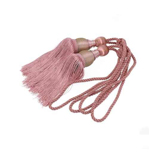 Chic Raffhalter für Vorhänge, weich, glänzend, Rosa, 2 Stück Chic Raffhalter für Vorhänge, weich, glänzend, Rosa, 2 Stück von Eawfgtuw