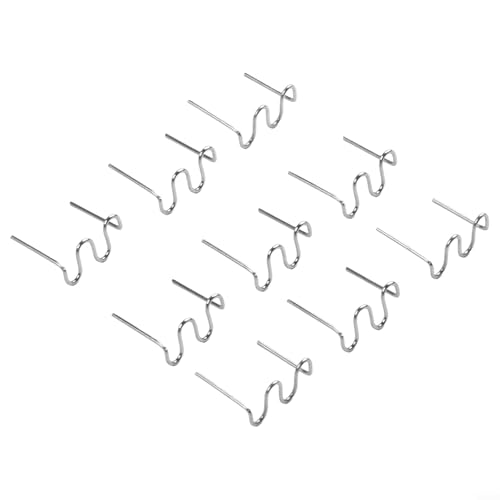 Eawfgtuw 100 Stück 0,6/0,8 mm Edelstahl-Heißheftklammern für Auto-Stoßstangen, Kunststoff-Schweißer-Reparaturset, vorgeschnittene Ecken, flache Wellenformen für Automobil-Kunststoff (0,8 mm Eawfgtuw 100 Stück 0,6/0,8 mm Edelstahl-Heißheftklammern für Auto-Stoßstangen, Kunststoff-Schweißer-Reparaturset, vorgeschnittene Ecken, flache Wellenformen für Automobil-Kunststoff (0,8 mm von Eawfgtuw