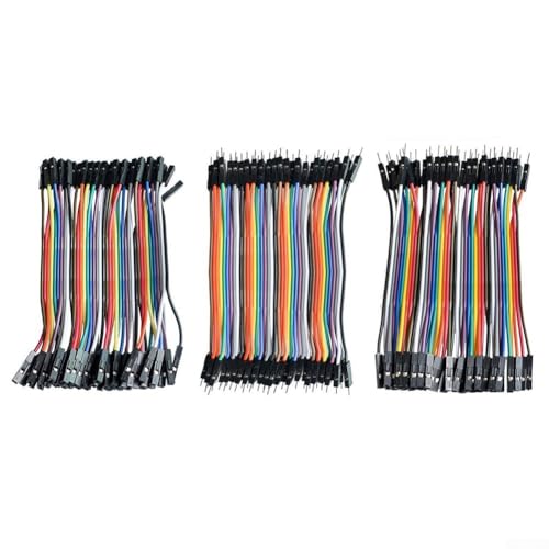 Eawfgtuw 40 Stück 20 cm Stecker auf Stecker, Stecker auf Buchse, Buchse auf Buchse für Kabel (wählen Sie alle drei) von Eawfgtuw