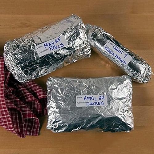 Eawfgtuw Entfernbare Etiketten zur Aufbewahrung von Lebensmitteln, beschreibbare Datumsaufkleber für Küchenorganisation, Mahlzeitvorbereitung, Lebensmittelrotation, Babyflaschen, Gläser, Behälter von Eawfgtuw