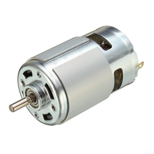 Eawfgtuw Für 775 Gleichstrommotor, 12 V-36 V, Kugellager, hohes Drehmoment, geräuscharm, variable Geschwindigkeit, Kühlventilator, Elektrowerkzeug-Spindelmotor für Heimwerker-Roboter und elektronische Eawfgtuw Für 775 Gleichstrommotor, 12 V-36 V, Kugellager, hohes Drehmoment, geräuscharm, variable Geschwindigkeit, Kühlventilator, Elektrowerkzeug-Spindelmotor für Heimwerker-Roboter und elektronische von Eawfgtuw