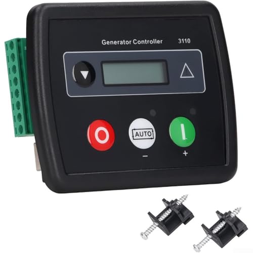 Eawfgtuw Für Generatorsteuermodul DSE3110 MPU Geschwindigkeitssensor Controller mit LCD-Display, Auto-Start-Dieselmotor-Bedienfeld Kompatibel mit Tiefsee-Elektronik für Eawfgtuw Für Generatorsteuermodul DSE3110 MPU Geschwindigkeitssensor Controller mit LCD-Display, Auto-Start-Dieselmotor-Bedienfeld Kompatibel mit Tiefsee-Elektronik für von Eawfgtuw