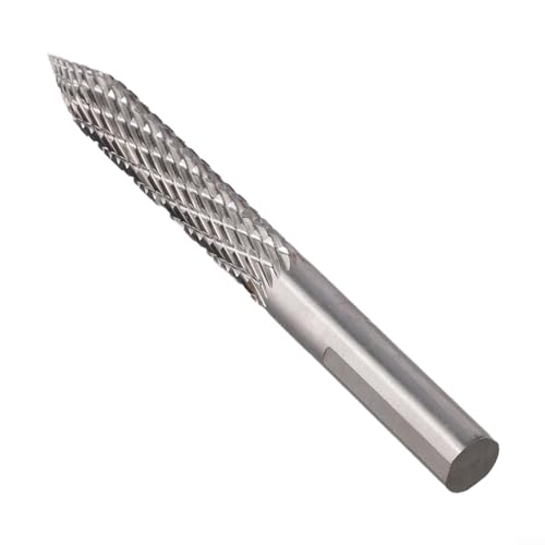 Eawfgtuw Hartmetall-Rotationsfräser, Reifenreparaturbohrer für pneumatische Bohrer, Legierungsschaft, 3–12 mm, Pilzdübel-Patch-Entfernungswerkzeug für Reifenwerkstatt und Garage (10 mm) von Eawfgtuw