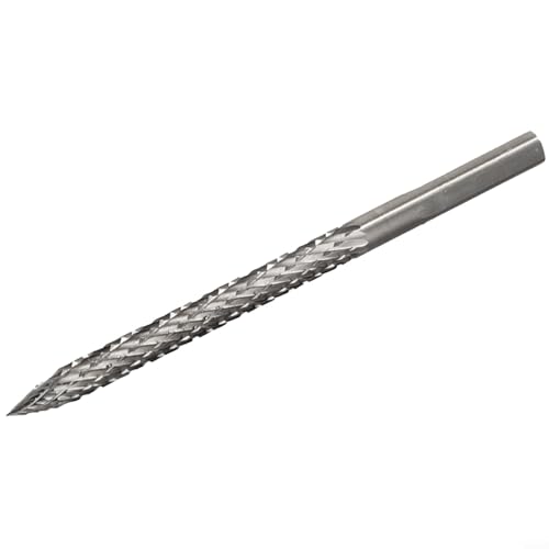 Eawfgtuw Hartmetall-Rotationsfräser, Reifenreparaturbohrer für pneumatische Bohrer, Legierungsschaft, 3–12 mm, Pilzdübel-Patch-Entfernungswerkzeug für Reifenwerkstatt und Garage (4,5 mm) von Eawfgtuw