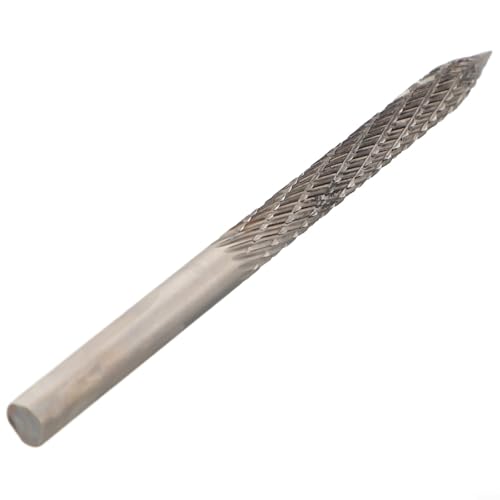 Eawfgtuw Hartmetall-Rotationsfräser, Reifenreparaturbohrer für pneumatische Bohrer, Legierungsschaft, 3–12 mm, Pilzdübel-Patch-Entfernungswerkzeug für Reifenwerkstatt und Garage (6 mm) von Eawfgtuw