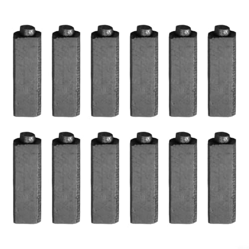 Eawfgtuw Kohlebürsten-Set, 4 x 5,5 x 17 mm, übliche Elektromotorbürsten für Ankermotor, Haartrockner, Motorreparatur, Ersatz, 12 Stück Eawfgtuw Kohlebürsten-Set, 4 x 5,5 x 17 mm, übliche Elektromotorbürsten für Ankermotor, Haartrockner, Motorreparatur, Ersatz, 12 Stück von Eawfgtuw