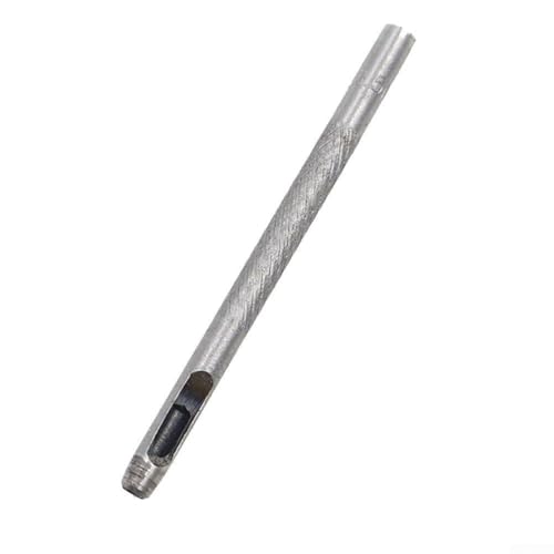 Eawfgtuw Lochstanzer für Leder, rund, 1,5–4 mm, für Gürtel, Armbanddichtungen, Kunststoff, Gummi, Vinyl, DIY, Lederwaren, 45#, Stahl-Handwerkzeug (3,5 mm) von Eawfgtuw
