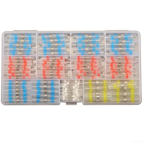 Eawfgtuw Lötdichtung, Drahtverbinder, Schrumpfschlauchverbinder, wasserdichtes Klemmen-Set (180 Stück) von Eawfgtuw