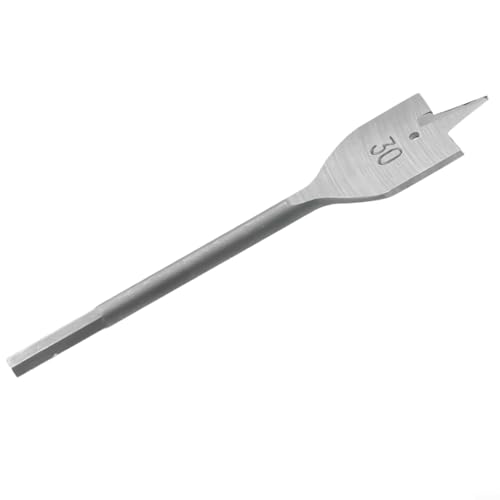 Flacher Holzbohrer, 20–38 mm, HCS-Hartstahl, Spaten-Bits für Holzbearbeitung, Holzbohren, 150 mm Sechskantschaft (30 mm) von Eawfgtuw
