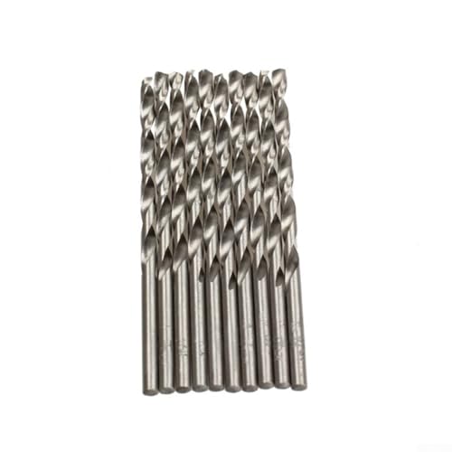 HSS-Bohrer, Hochgeschwindigkeitsstahl, gerader Schaft für Holz, Aluminium, Kunststoff, 60 mm Länge, 10 Stück HSS-Bohrer, Hochgeschwindigkeitsstahl, gerader Schaft für Holz, Aluminium, Kunststoff, 60 mm Länge, 10 Stück von Eawfgtuw